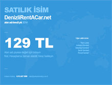 Tablet Screenshot of denizlirentacar.net